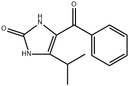 2H-Imidazol-2-one, 4-benzoyl-1,3-dihydro-5-(1-methylethyl)- Structure