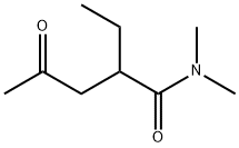 Pentanamide, 2-ethyl-N,N-dimethyl-4-oxo- Structure