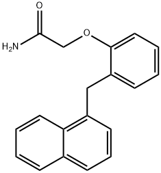 Acetamide, 2-[2-(1-naphthalenylmethyl)phenoxy]- Structure