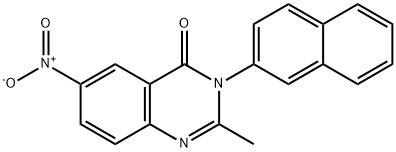 2-Methyl-3-(naphthalen-2-yl)-6-nitroquinazolin-4(3H)-one Structure