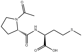 L-Methionine, N-(1-acetyl-L-prolyl)- (9CI) Structure