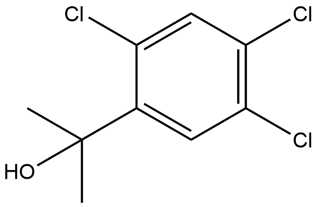 2-(2,4,5-Trichlorophenyl)propan-2-ol Structure