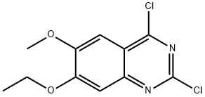 Quinazoline, 2,4-dichloro-7-ethoxy-6-methoxy- Structure