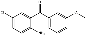 (2-Amino-5-chlorophenyl)(3-methoxyphenyl)methanone Structure
