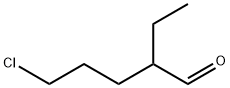 Pentanal, 5-chloro-2-ethyl- Structure