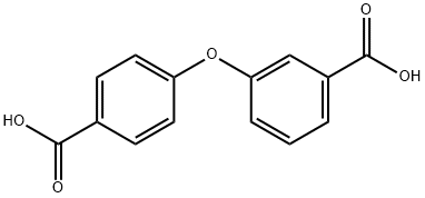 Benzoic acid, 3-(4-carboxyphenoxy)- Structure