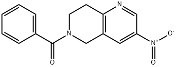 Methanone, (7,8-dihydro-3-nitro-1,6-naphthyridin-6(5H)-yl)phenyl- Structure