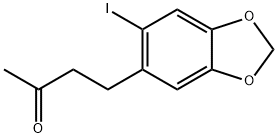 2-Butanone, 4-(6-iodo-1,3-benzodioxol-5-yl)- 구조식 이미지
