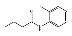 Butanamide, N-(2-iodophenyl)- Structure