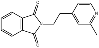 1H-Isoindole-1,3(2H)-dione, 2-[2-(2-methyl-4-pyridinyl)ethyl]- Structure