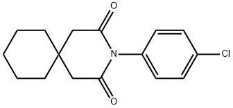 3-(4-Chlorophenyl)-3-azaspiro[5.5]undecane-2,4-dione Structure