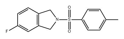 1H-Isoindole, 5-fluoro-2,3-dihydro-2-[(4-methylphenyl)sulfonyl]- Structure