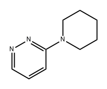 Pyridazine, 3-(1-piperidinyl)- 구조식 이미지