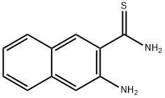 2-Naphthalenecarbothioamide, 3-amino- Structure
