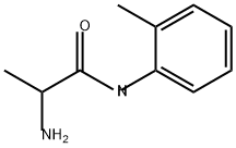 Propanamide, 2-amino-N-(2-methylphenyl)- Structure