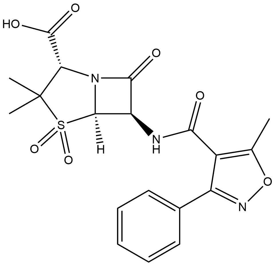 Oxacillin Impurity 2 구조식 이미지