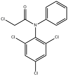 Acetamide, 2-chloro-N-phenyl-N-(2,4,6-trichlorophenyl)- Structure