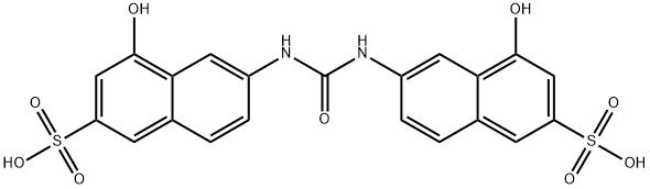 2-Naphthalenesulfonic acid, 6,6'-(carbonyldiimino)bis[4-hydroxy- Structure