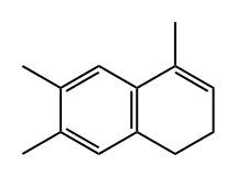 Naphthalene, 1,2-dihydro-4,6,7-trimethyl- Structure