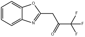 2-Propanone, 3-(2-benzoxazolyl)-1,1,1-trifluoro- Structure