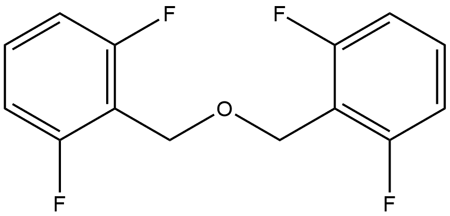 Benzene, 1,1′-[oxybis(methylene)]bis[2,6-difluoro- Structure