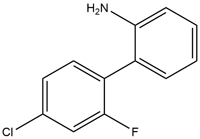 4'-Chloro-2'-fluoro[1,1'-biphenyl]-2-amine Structure