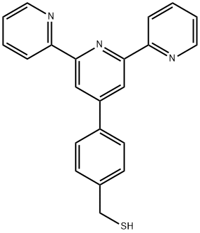 Benzenemethanethiol, 4-[2,2':6',2''-terpyridin]-4'-yl- Structure