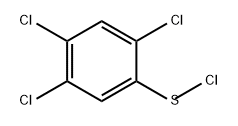 Benzenesulfenyl chloride, 2,4,5-trichloro- Structure