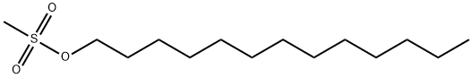 1-Tridecanol, 1-methanesulfonate Structure