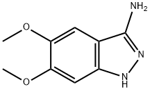 1H-Indazol-3-amine, 5,6-dimethoxy- Structure