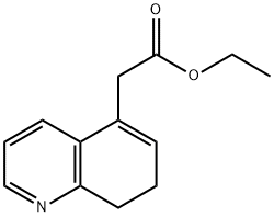 Ethyl 2-(7,8-dihydroquinolin-5-yl)acetate Structure