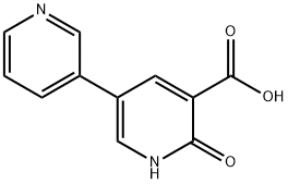 [3,3'-Bipyridine]-5-carboxylic acid, 1,6-dihydro-6-oxo- Structure