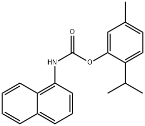 2-Isopropyl-5-methylphenyl naphthalen-1-ylcarbamate 구조식 이미지