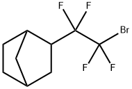 Bicyclo[2.2.1]heptane, 2-(2-bromo-1,1,2,2-tetrafluoroethyl)- 구조식 이미지