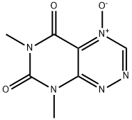 Pyrimido[5,4-e]-1,2,4-triazine-5,7(6H,8H)-dione, 6,8-dimethyl-, 4-oxide 구조식 이미지