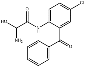 Acetamide, 2-amino-N-(2-benzoyl-4-chlorophenyl)-2-hydroxy- Structure