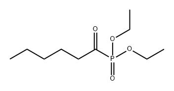 Phosphonic acid, (1-oxohexyl)-, diethyl ester (9CI) 구조식 이미지
