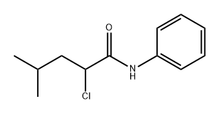 Pentanamide, 2-chloro-4-methyl-N-phenyl- Structure