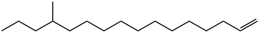 1-Hexadecene, 13-methyl- Structure