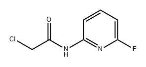 Acetamide, 2-chloro-N-(6-fluoro-2-pyridinyl)- Structure