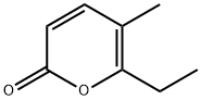 2H-Pyran-2-one, 6-ethyl-5-methyl- 구조식 이미지