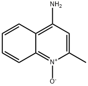 4-Quinolinamine, 2-methyl-, 1-oxide Structure