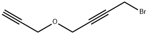 2-Butyne, 1-bromo-4-(2-propyn-1-yloxy)- Structure