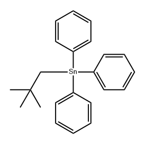 Stannane, (2,2-dimethylpropyl)triphenyl- Structure