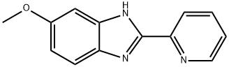 1H-Benzimidazole, 6-methoxy-2-(2-pyridinyl)- Structure