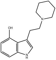 1H-Indol-4-ol, 3-[2-(1-piperidinyl)ethyl]- Structure