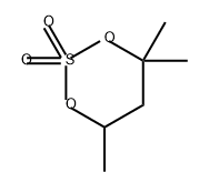 1,3,2-Dioxathiane, 4,4,6-trimethyl-, 2,2-dioxide Structure