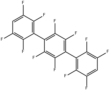 1,1':4',1''-Terphenyl, 2,2',2'',3,3',3'',5,5',5'',6,6',6''-dodecafluoro- (9CI) Structure