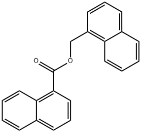 1-Naphthalenecarboxylic acid (1-naphthalenyl)methyl ester 구조식 이미지