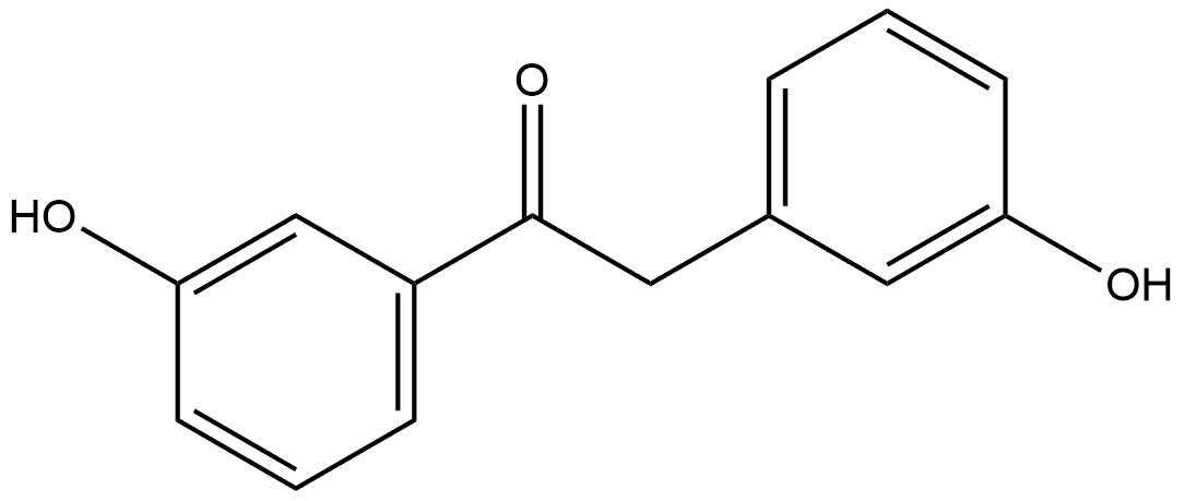 1,2-Bis(3-hydroxyphenyl)ethanone Structure